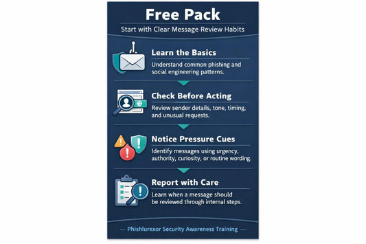 Free pack information protection diagram with lock icon and text on a dark background