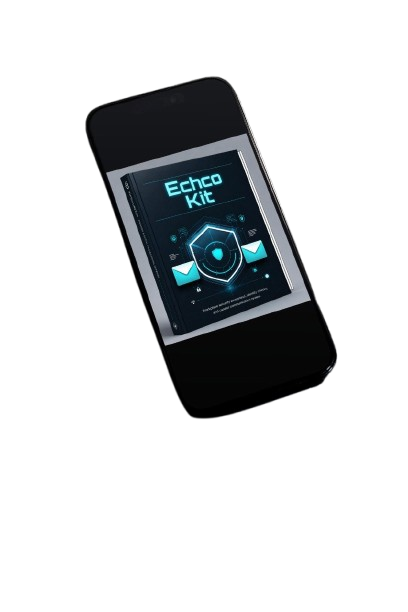 Phone with a digital display on a black surface