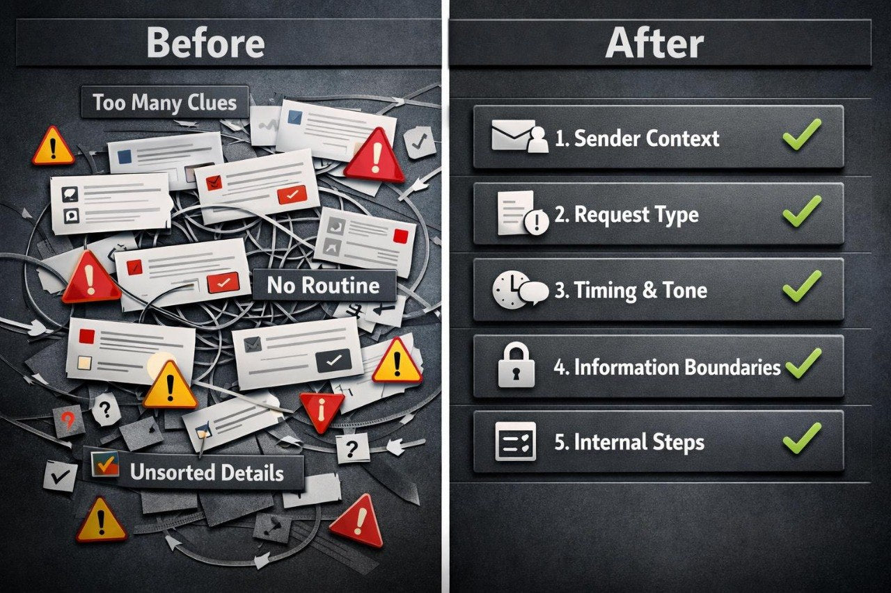 Comparison of 'Before' and 'After' design of a report layout with improved readability and clarity.